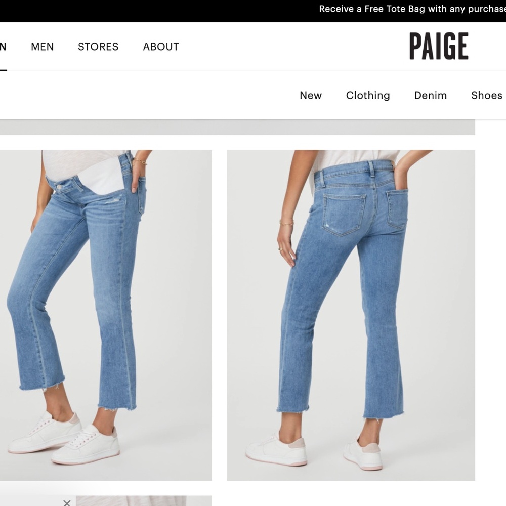 Paige maternity jeans